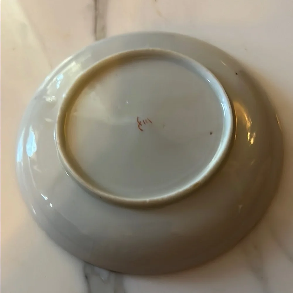 VTG Hand-painted Japanese Porcelain Plate with Bird Design
